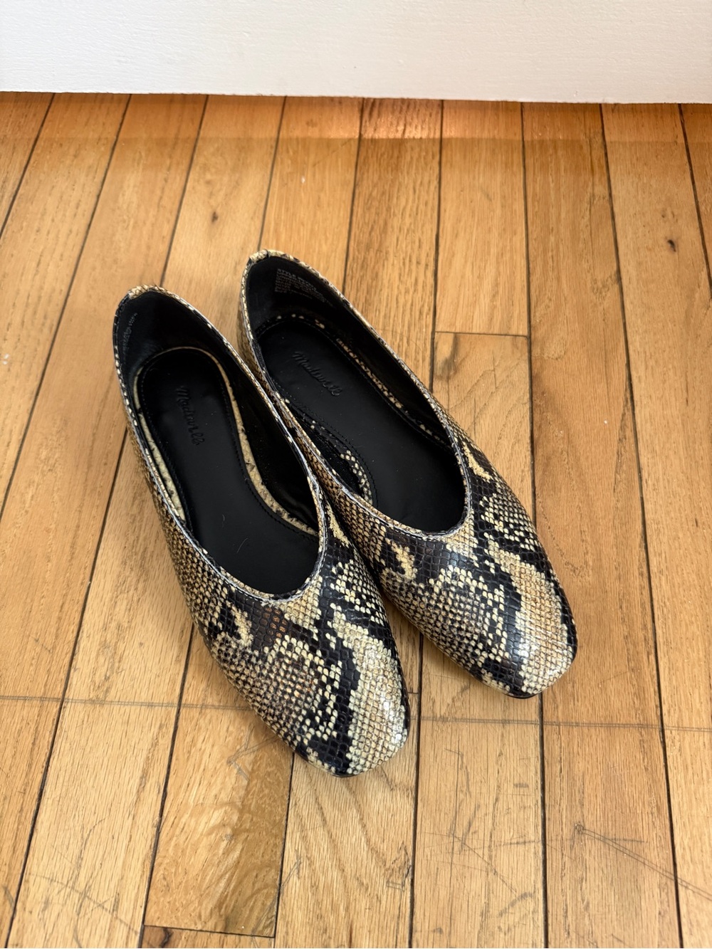 Madewell Mylie Ballet Flat | Snake-Print